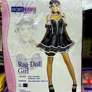 Rag Doll Girl Halloween outfit size medium